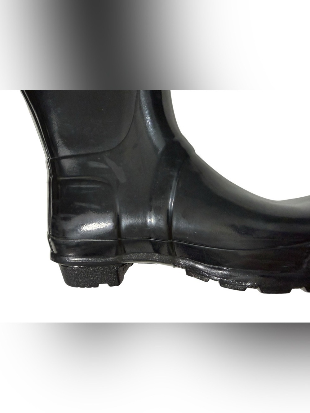 Hunter Original Tall Gloss Black Rain Boots Womens US 7/UK5 - Picture 15 of 15